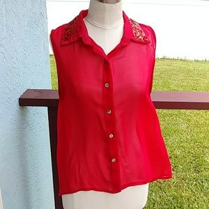 Body Central Women's Blouse.  L.